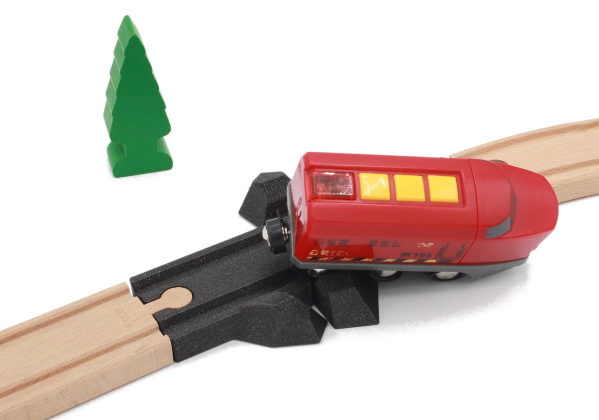 Le Rail qui fait Dérailler ! Pour Train en Bois compatible Brio Ikea Lillabo