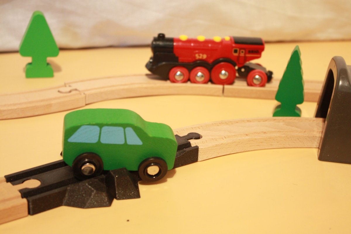 Le Rail qui fait Dérailler ! Pour Train en Bois compatible Brio Ikea Lillabo – Image 3