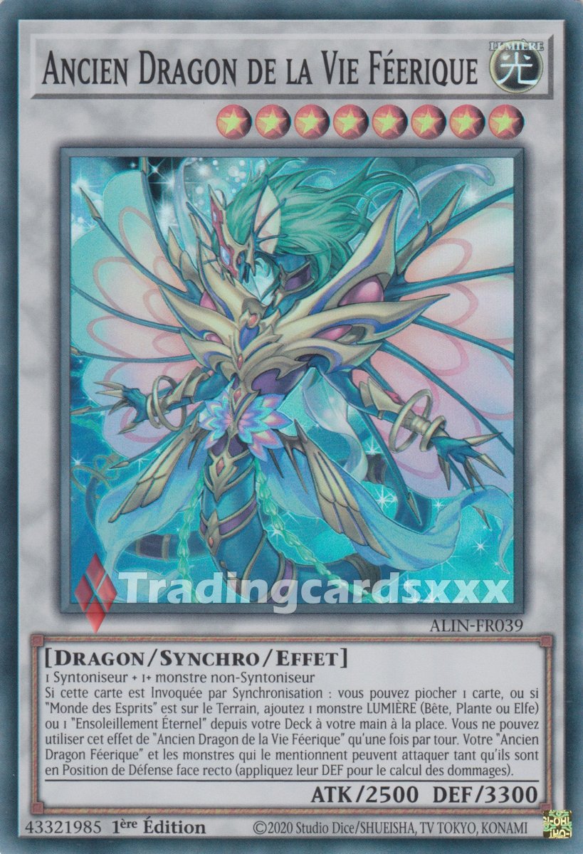 Yu-Gi-Oh! Ancien Dragon de la Vie Féerique : SR ALIN-FR039