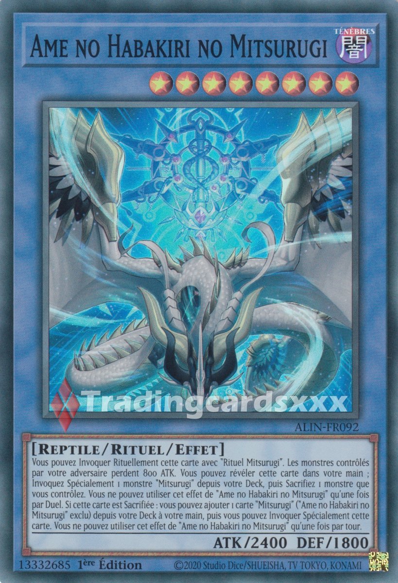 Yu-Gi-Oh! Ame no Habakiri no Mitsurugi : SR ALIN-FR092