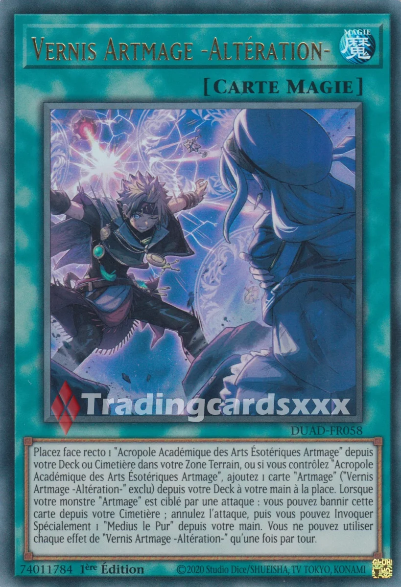 Yu-Gi-Oh! Vernis Artmage -Altération- : UR DUAD-FR058