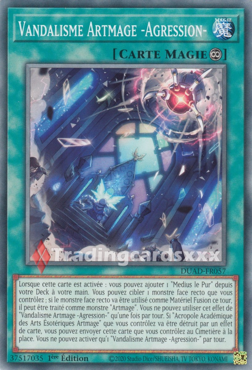 Yu-Gi-Oh! Vandalisme Artmage -Agression- : C DUAD-FR057