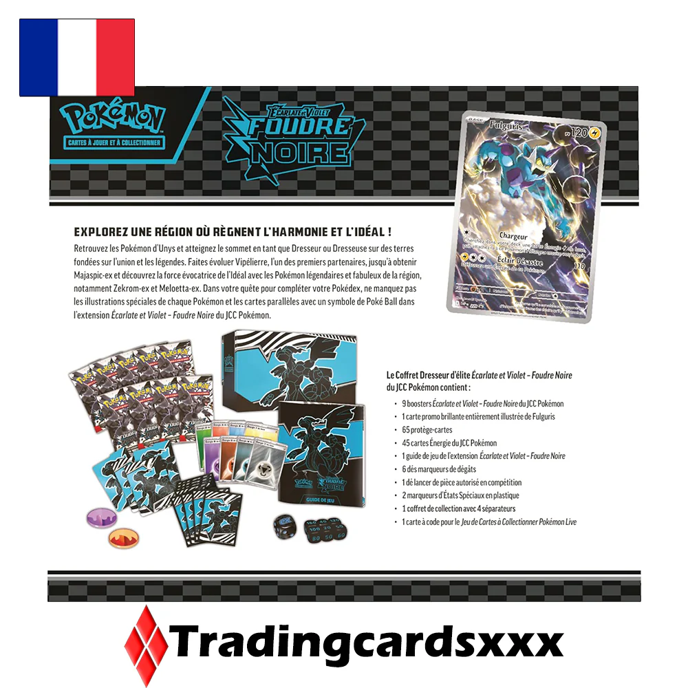 Pokémon - Coffret Dresseur d'Élite EV10.5 Foudre Noire : Zekrom – Image 3