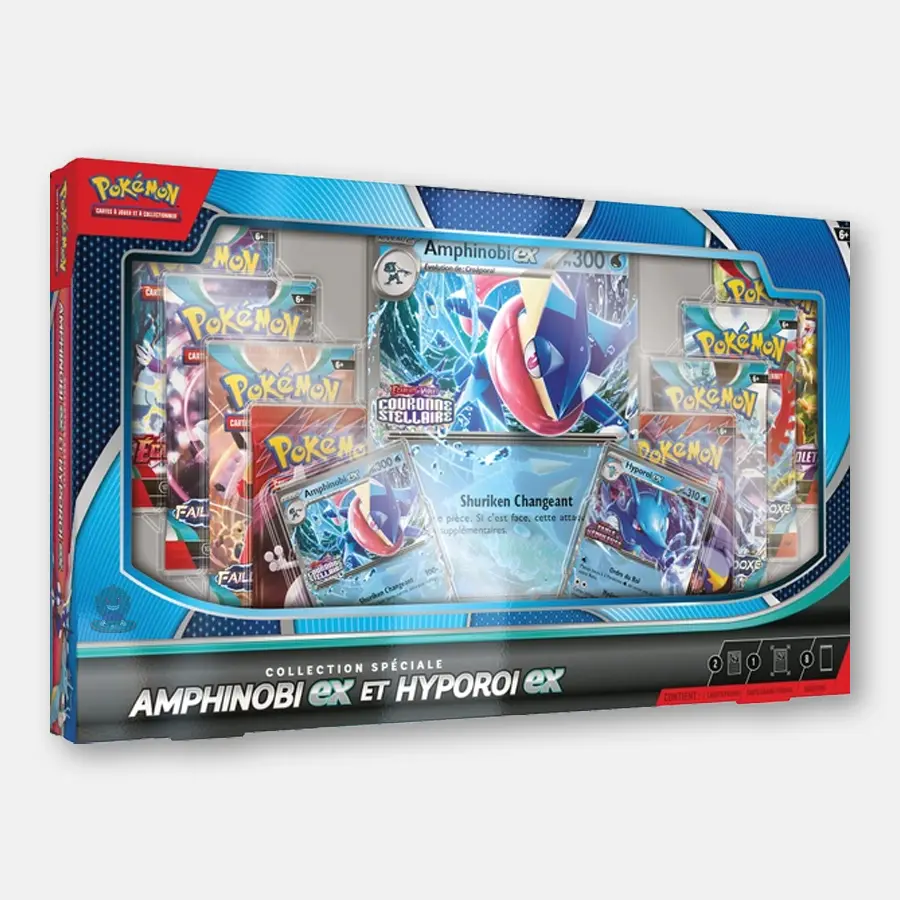 Pokemon Coffret Amphinobi ex et Hyporoi ex Collection Spéciale