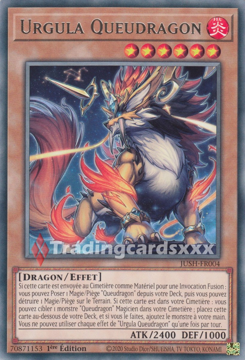 Yu-Gi-Oh! Urgula Queudragon : R JUSH-FR004