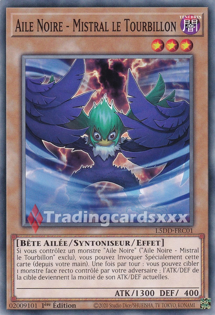 Yu-Gi-Oh! Aile Noire - Mistral le Tourbillon : C L5DD-FRC01