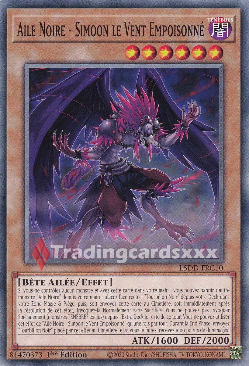 Yu-Gi-Oh! Aile Noire - Simoon le Vent Empoisonné : C L5DD-FRC10