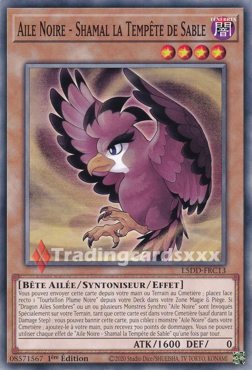 Yu-Gi-Oh! Aile Noire - Shamal la Tempête de Sable : C L5DD-FRC13