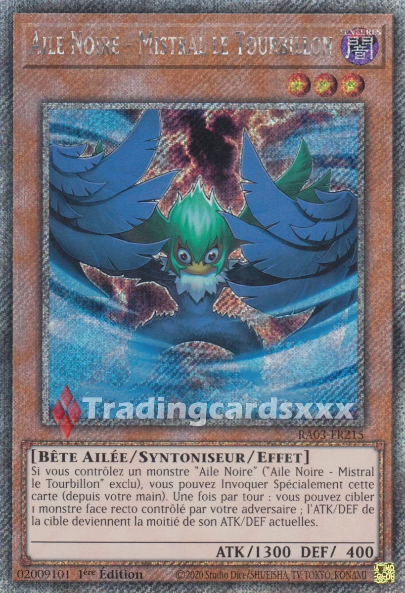 Yu-Gi-Oh! Aile Noire - Mistral le Tourbillon : RA03-FR215 – Image 2