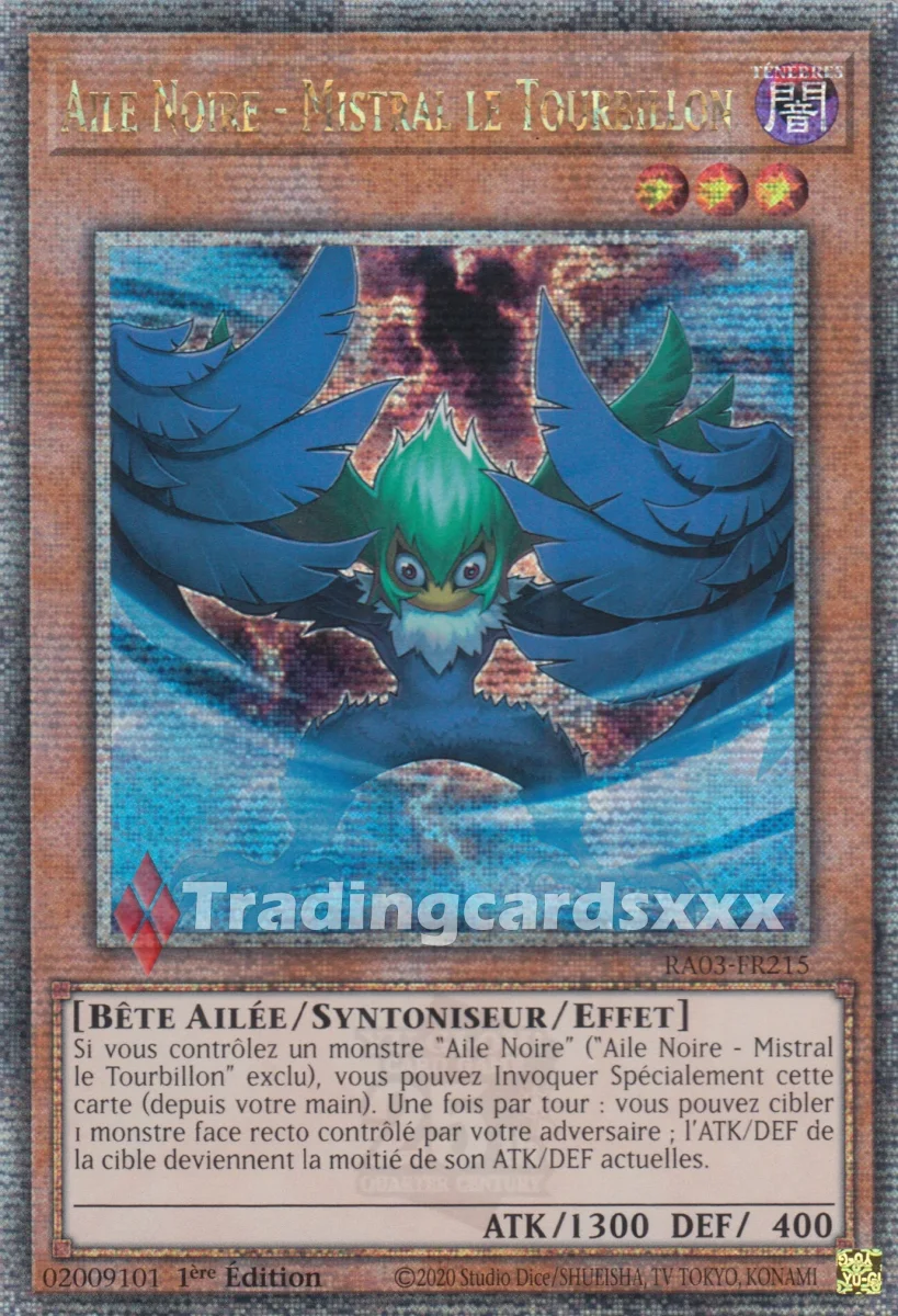 Yu-Gi-Oh! Aile Noire - Mistral le Tourbillon : RA03-FR215 – Image 3