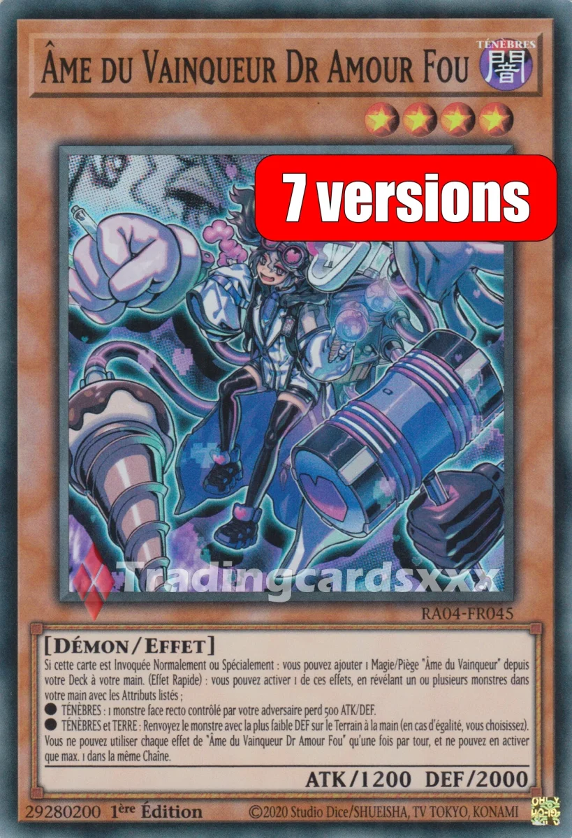 Yu-Gi-Oh! Âme du Vainqueur Dr Amour Fou : RA04-FR045
