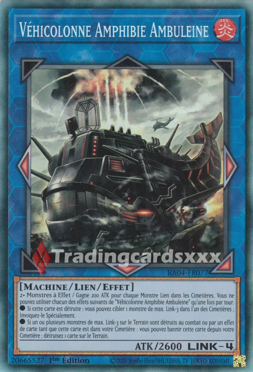 Yu-Gi-Oh! Véhicolonne Amphibie Ambuleine : RA04-FR077 – Image 7