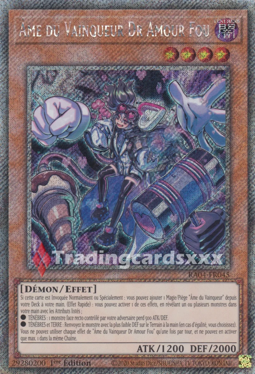 Yu-Gi-Oh! Âme du Vainqueur Dr Amour Fou : RA04-FR045 – Image 5