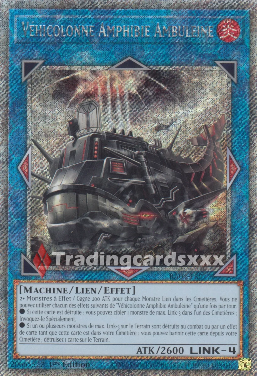 Yu-Gi-Oh! Véhicolonne Amphibie Ambuleine : RA04-FR077 – Image 5