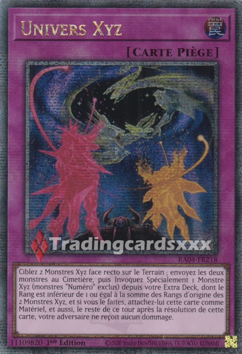 Yu-Gi-Oh! Univers Xyz : QCSE RA04-FR218