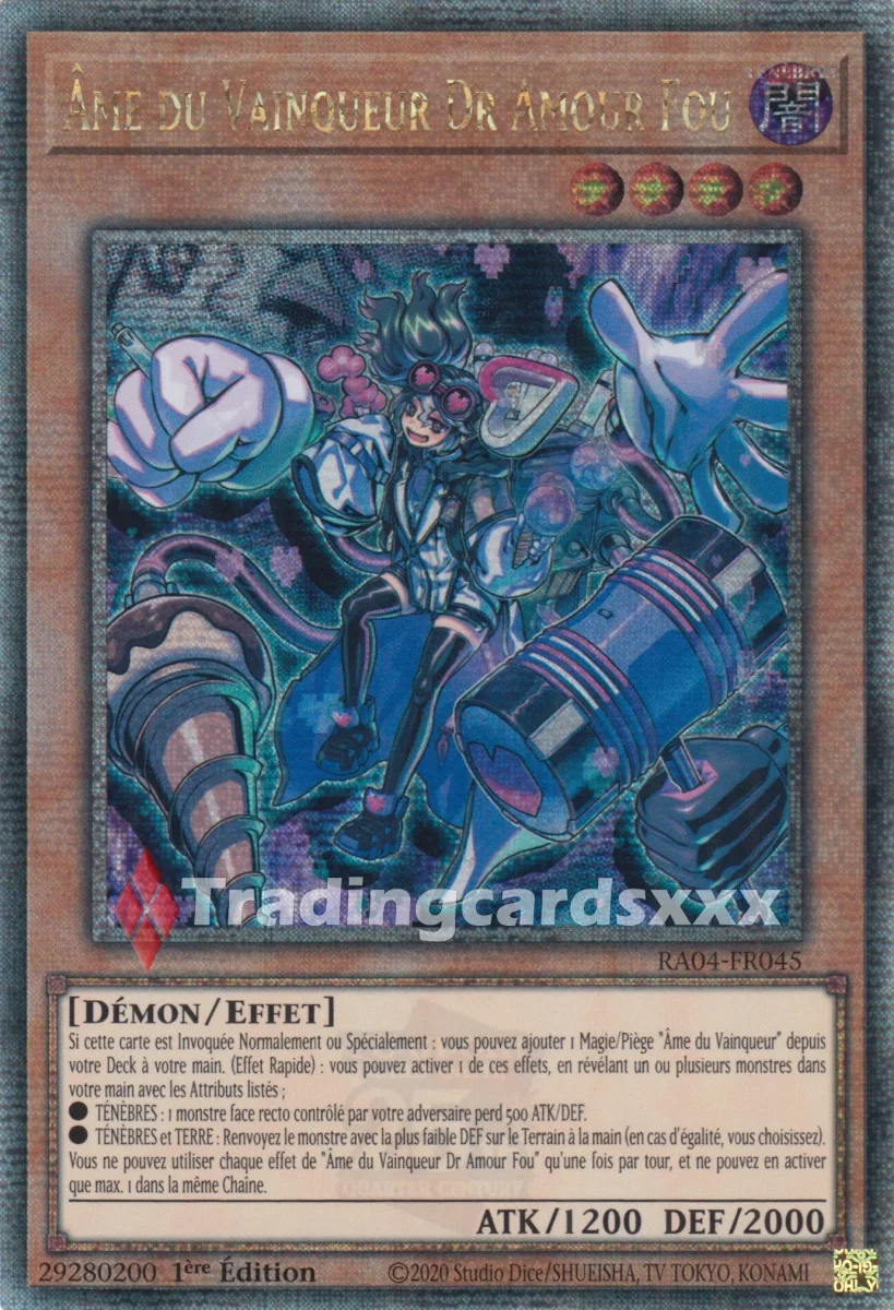 Yu-Gi-Oh! Âme du Vainqueur Dr Amour Fou : RA04-FR045 – Image 6