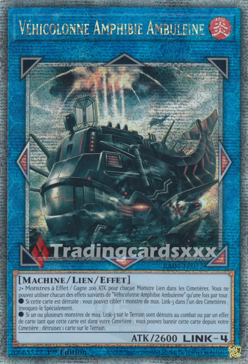 Yu-Gi-Oh! Véhicolonne Amphibie Ambuleine : RA04-FR077 – Image 6