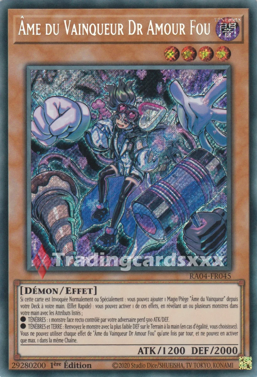 Yu-Gi-Oh! Âme du Vainqueur Dr Amour Fou : RA04-FR045 – Image 4