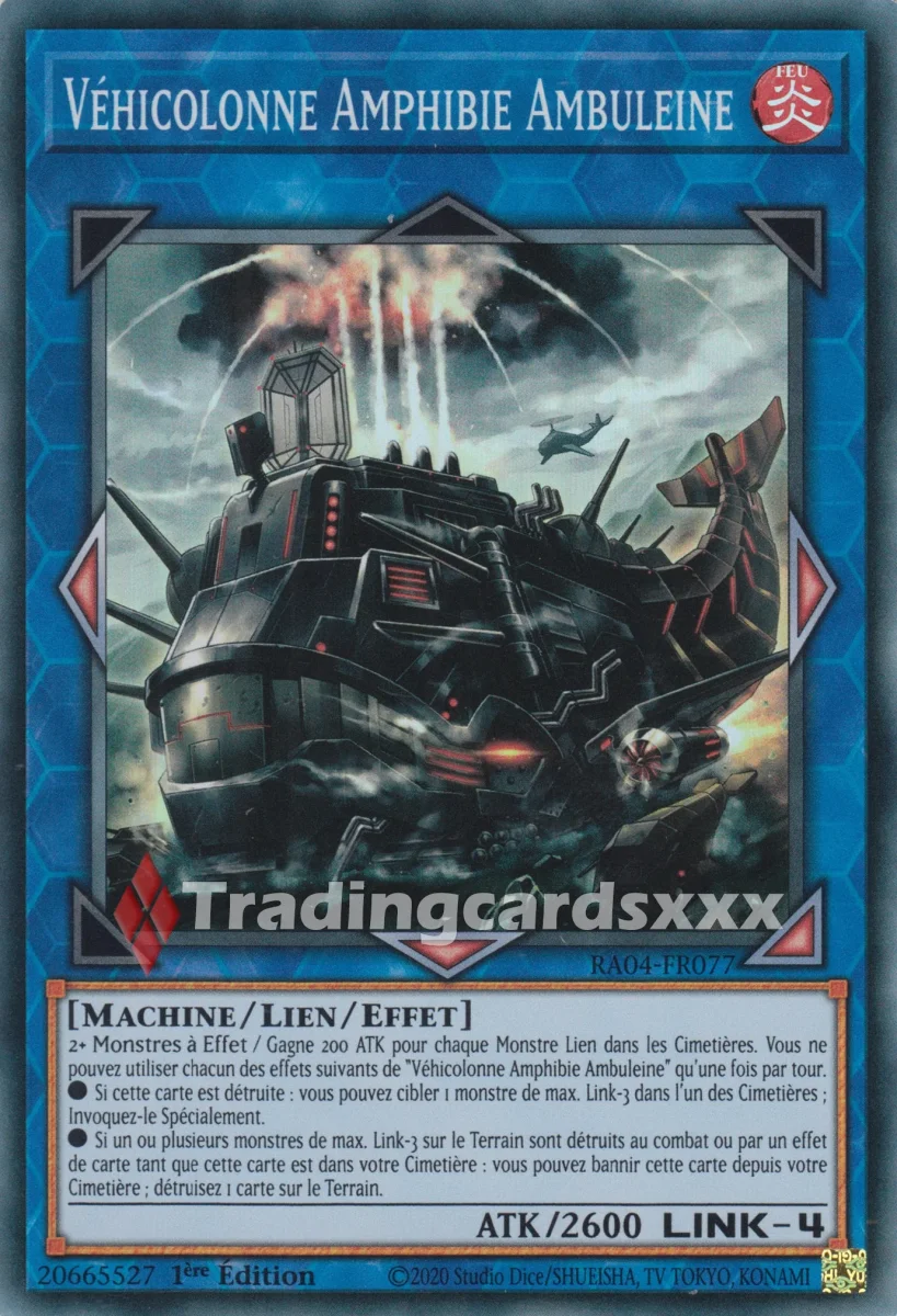 Yu-Gi-Oh! Véhicolonne Amphibie Ambuleine : RA04-FR077 – Image 2