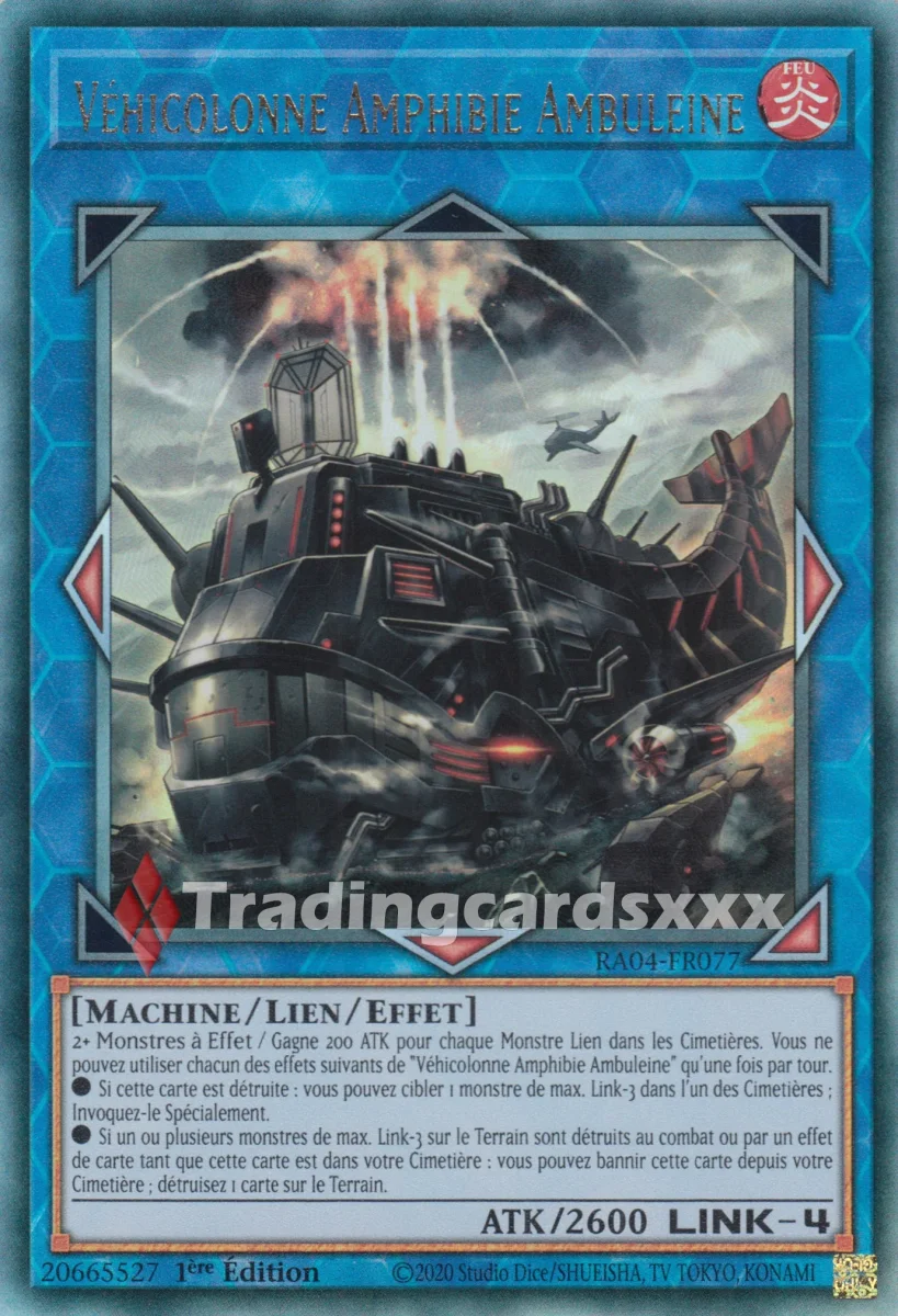 Yu-Gi-Oh! Véhicolonne Amphibie Ambuleine : RA04-FR077 – Image 8