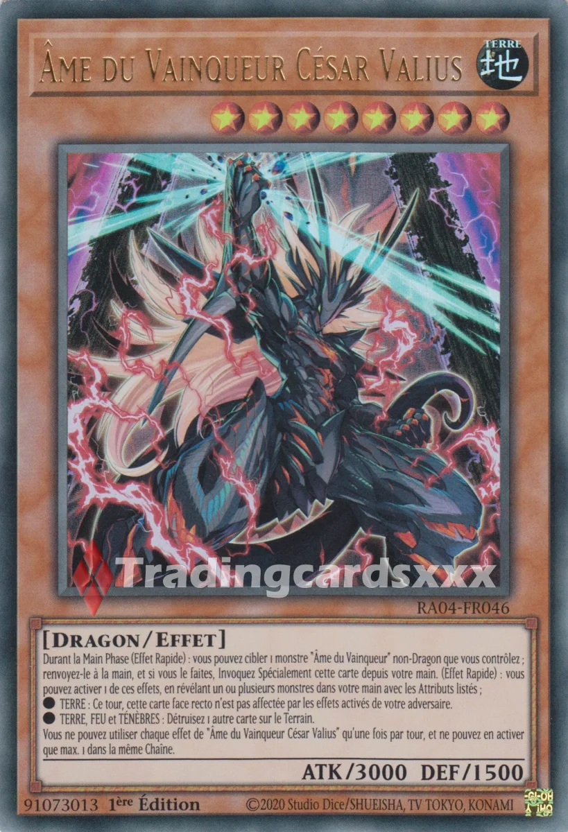 Yu-Gi-Oh! Âme du Vainqueur César Valius : RA04-FR046 – Image 3