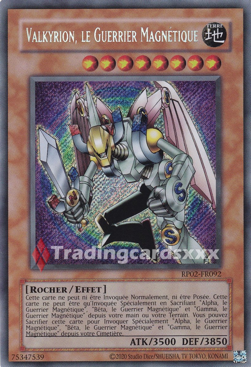 Yu-Gi-Oh! Valkyrion, le Guerrier Magnétique : SE RP02-FR092